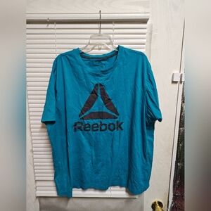 Reebok Blue T-Shirt with Black Logo